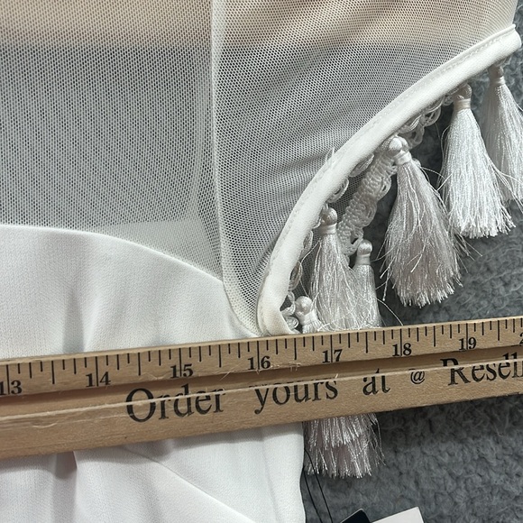 NWT Lulus Iced latte white shift dress size S - Picture 8 of 10